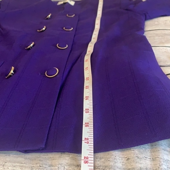 Vintage KASPER Double Breasted Blazer and Skirt Set - Picture 12 of 16